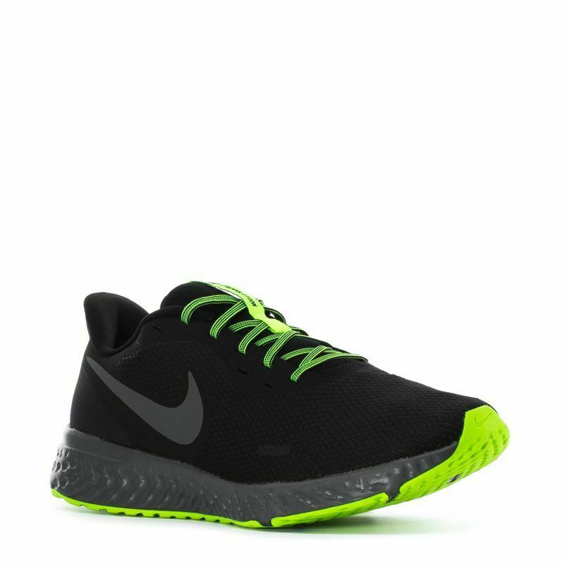 nike revolution grey and volt